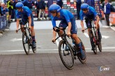 2023 UEC Road European Championships - Drenthe - Junior Mixed Team Relay - Emmen - Emmen 38, km - 21/09/2023 - Andrea Bessega - Andrea Montagner - Luca Giami (ITA) - photo Luca Bettini/SprintCyclingAgency?2023